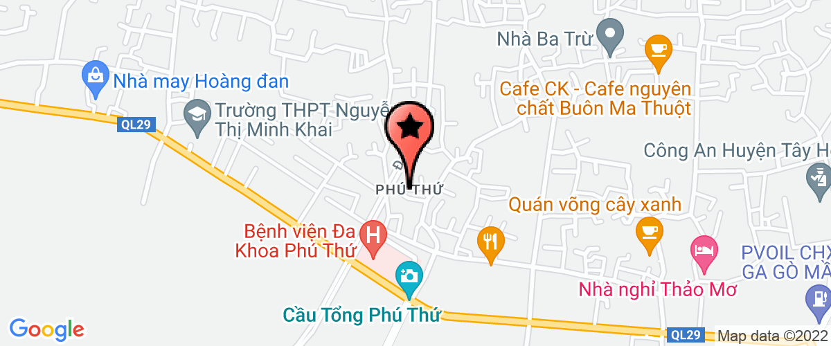 Bản đồ đến địa chỉ Doanh Nghiệp Tư Nhân Vận Tải - Thương Mại Du Lịch Phúc Đức