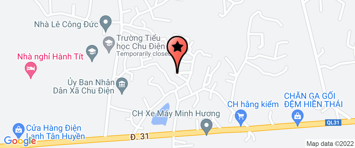 Bản đồ đến địa chỉ UBND xã Chu Điện
