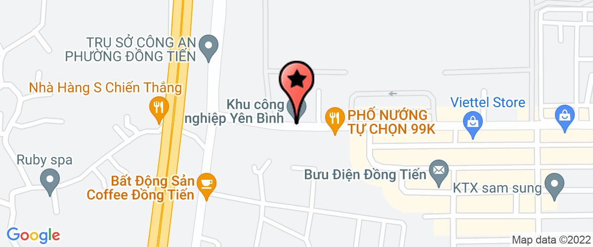 Bản đồ đến địa chỉ Công ty TNHH Haisung Engineering Hàn Quốc, thầu phụ thi công Dự án XDNMTH  Wireless Sevt Yên Bình