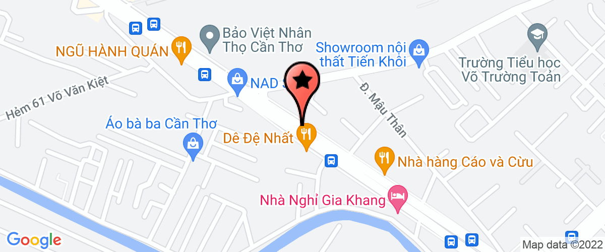 Bản đồ đến địa chỉ Công Ty TNHH Điện Tử Tin Học Danh Hùng