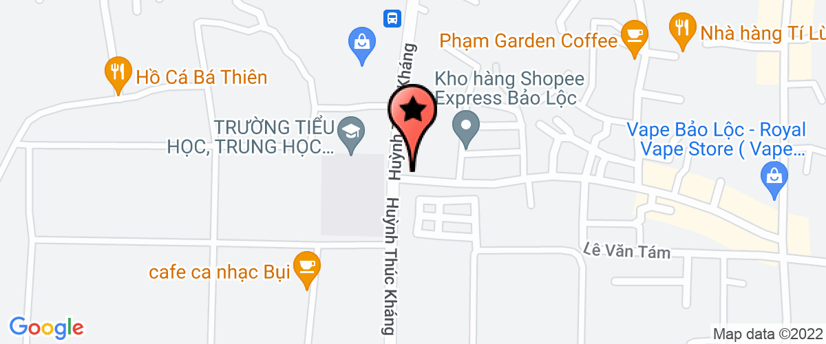 Bản đồ đến địa chỉ Công Ty TNHH Sản Xuất Kinh Doanh Hàng Xuất Nhập Khẩu Lâm Đồng