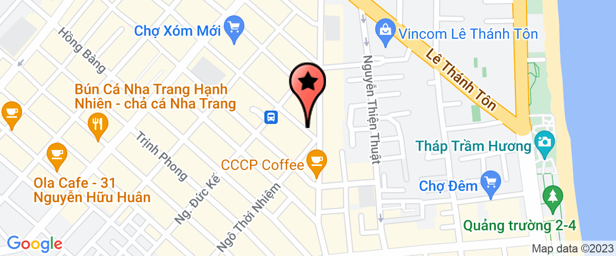 Bản đồ đến địa chỉ Chi Nhánh Nha Trang - Công Ty TNHH Một Thành Viên Sản Xuất Thương Mại Phúc Thịnh