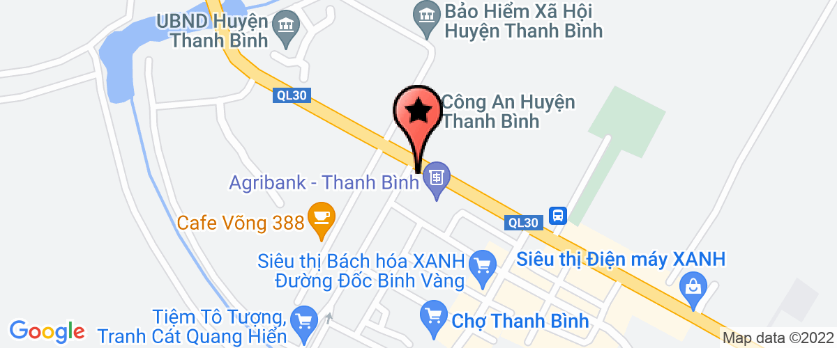 Bản đồ đến địa chỉ Công Ty TNHH Thương Mại Dịch Vụ Trung Tâm (Thanh Bình)