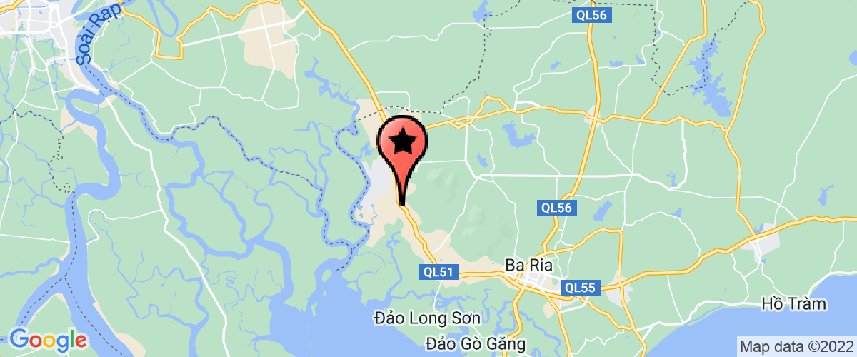 Bản đồ đến địa chỉ Chi nhánh Công ty cổ phần Pha Đin tại tỉnh BR-VT