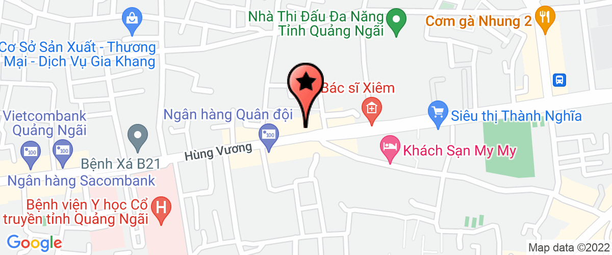 Bản đồ đến địa chỉ Ngân Hàng Thương Mại Trách Nhiệm Hữu Hạn Một Thành Viên Đại Dương - Chi Nhánh Quảng Ngãi