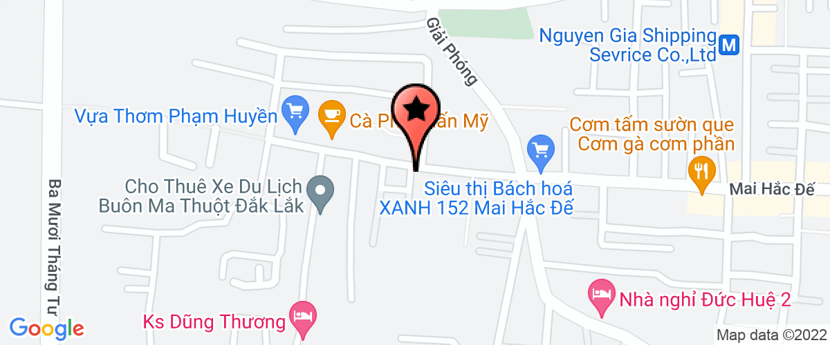 Bản đồ đến địa chỉ Công Ty TNHH Thương Mại Dịch Vụ Lữ Hành Đắk Lắk