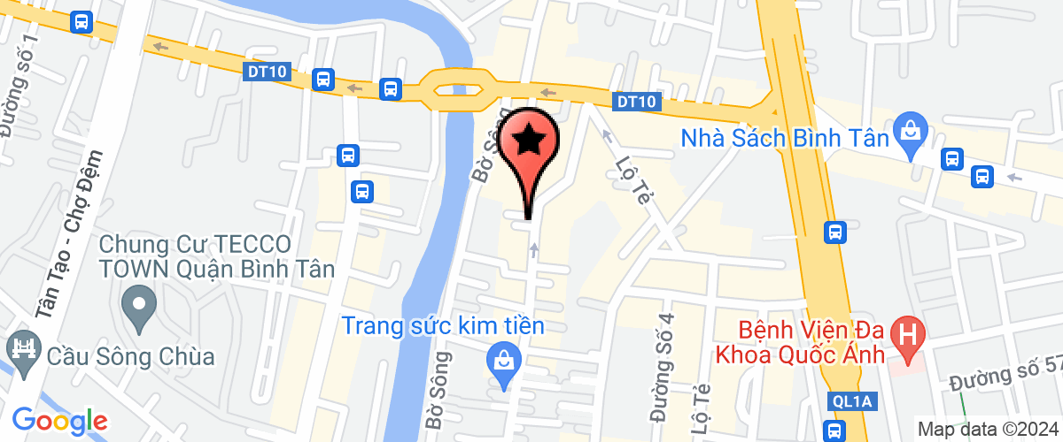 Bản đồ đến địa chỉ Công Ty TNHH Môi Giới Bất Động Sản Và Sản Xuất Thương Mại In Bao Bì Thái Dương