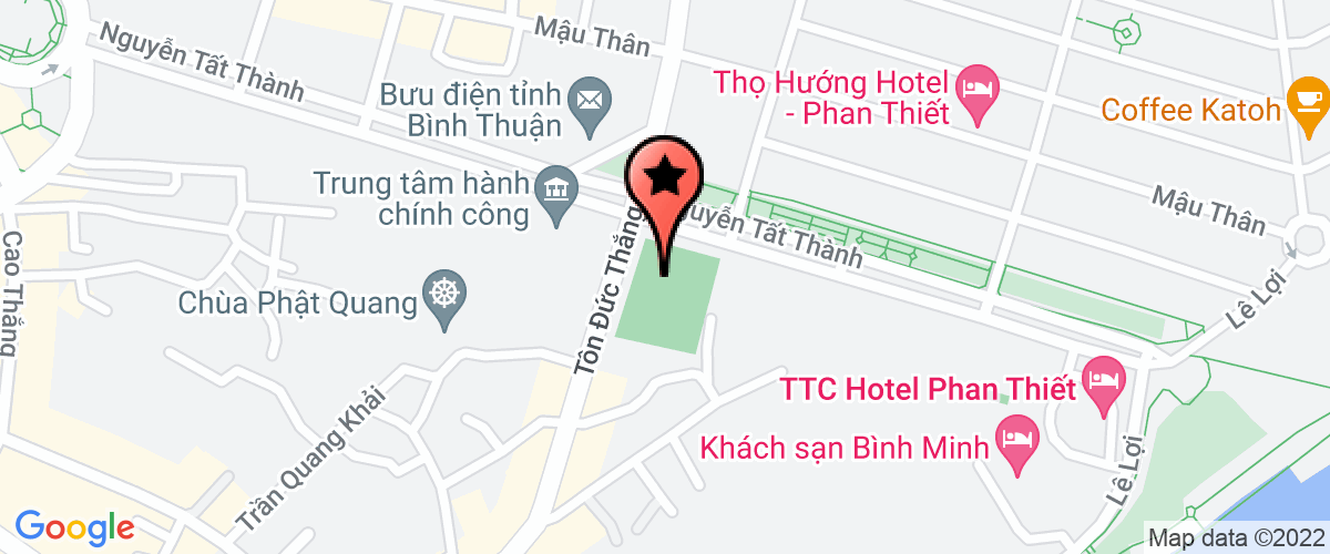 Bản đồ đến địa chỉ Trung Tâm Thể Dục Thể Thao Tỉnh Bình Thuận