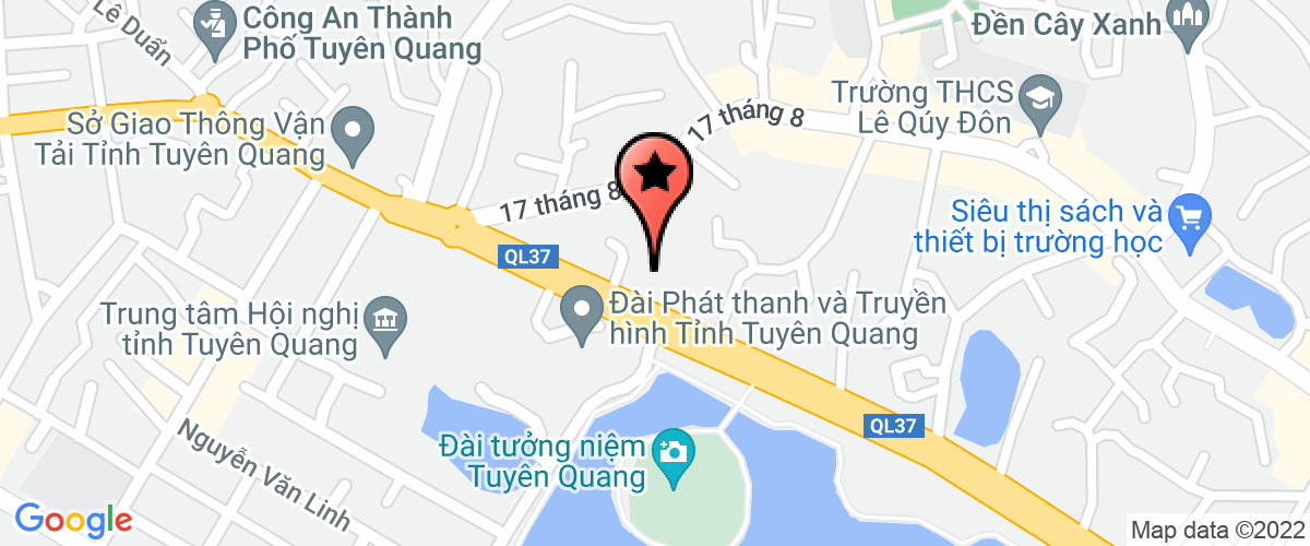 Bản đồ đến địa chỉ Công Ty Trách Nhiệm Hữu Hạn Tài Tiến