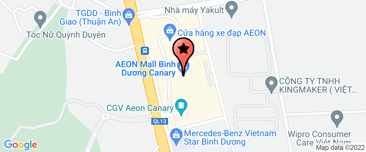 Bản đồ đến địa chỉ Công Ty TNHH Kokoro Việt Nam Tại Bình Dương