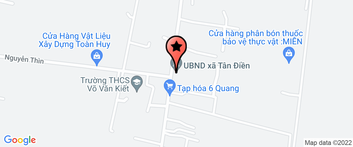 Bản đồ đến địa chỉ UBND Xã Tân Điền