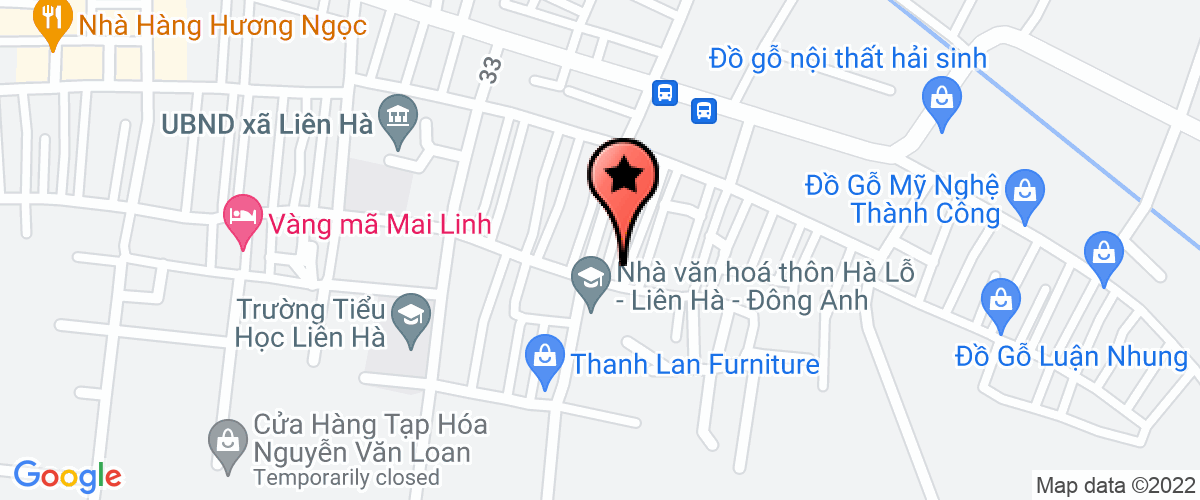Bản đồ đến địa chỉ UBND xã Liên Hà