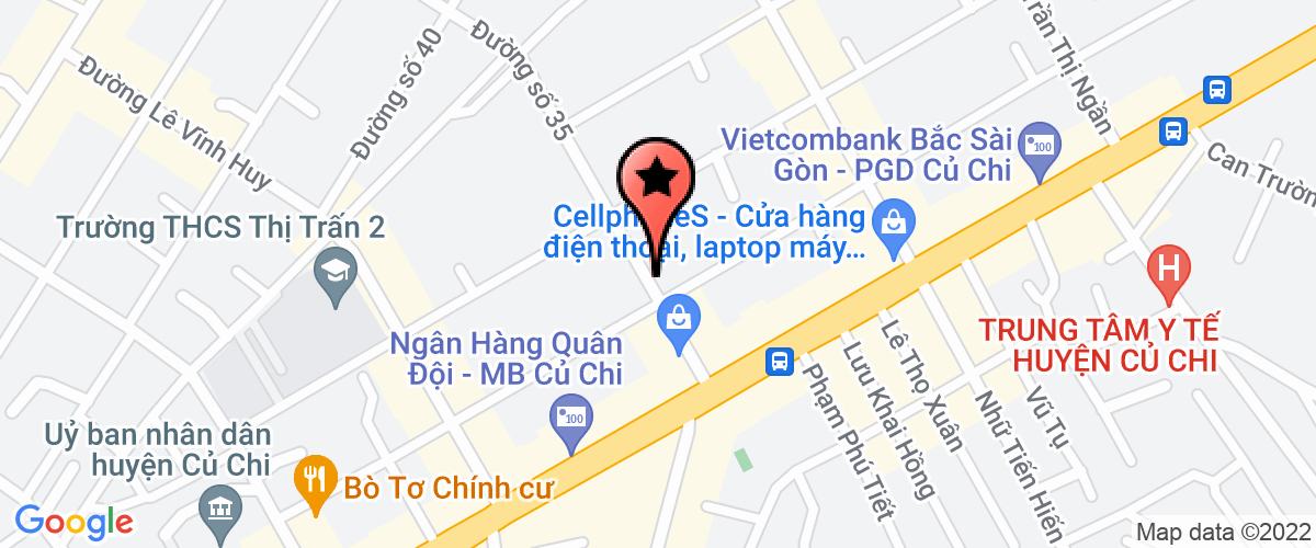 Bản đồ đến địa chỉ Chi Nhánh Công Ty TNHH Một Thành Viên Thương Mại Dịch Vụ Nhịp Sống Màu