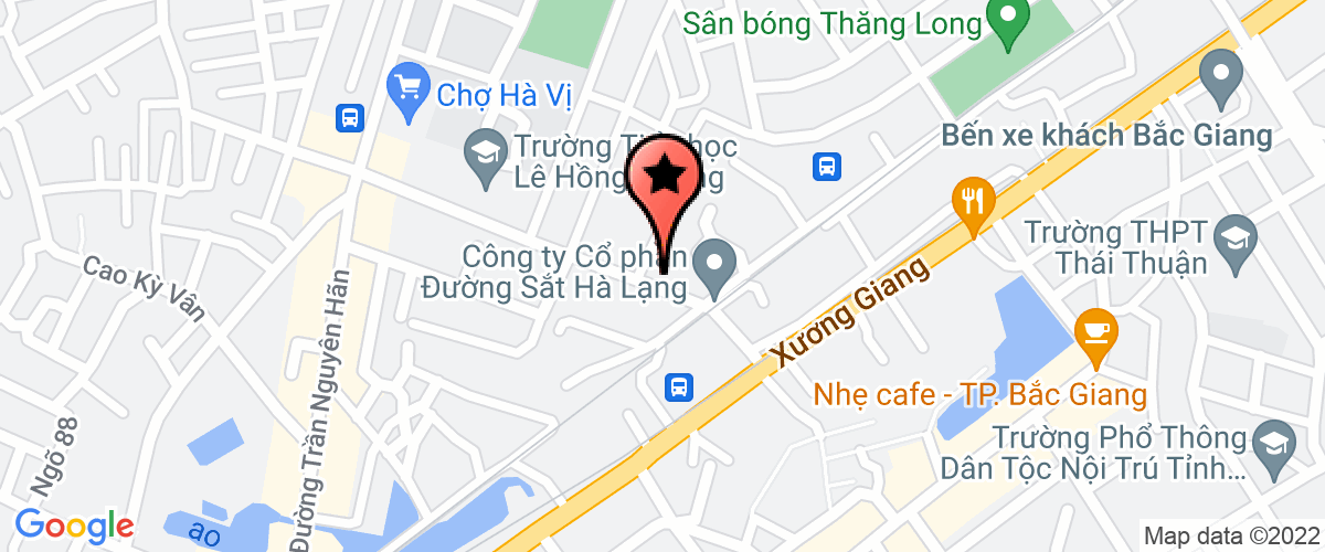 Bản đồ đến địa chỉ Công Ty CP Vận Tải Thuỷ Bộ Bắc Giang.