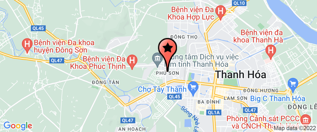 Bản đồ đến địa chỉ Công Ty Trách Nhiệm Hữu Hạn Một Thành Viên Quang Phong 36