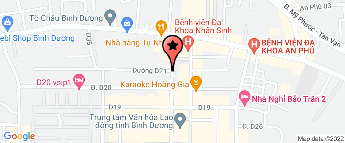 Bản đồ đến địa chỉ Công Ty Trách Nhiệm Hữu Hạn Thiên Kim Massage