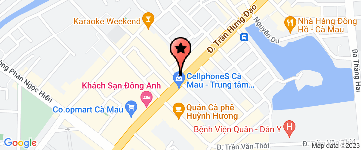 Bản đồ đến địa chỉ Ngân Hàng Thương Mại Cổ Phần Đại Chúng Việt Nam - Chi Nhánh Cà Mau