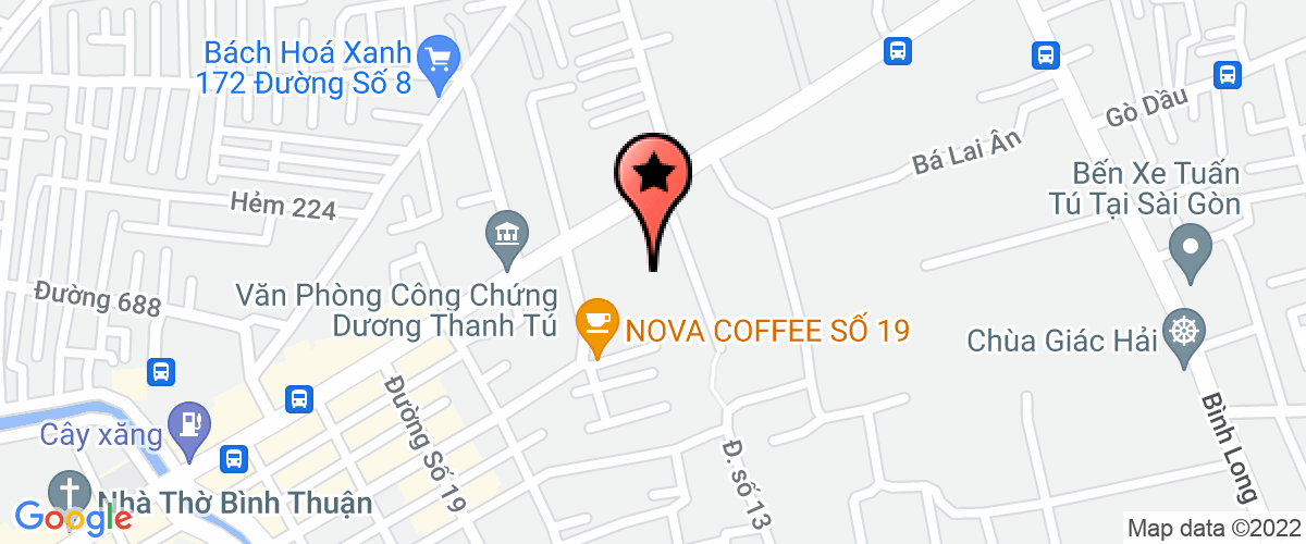 Bản đồ đến địa chỉ Cty TNHH Huy Hương