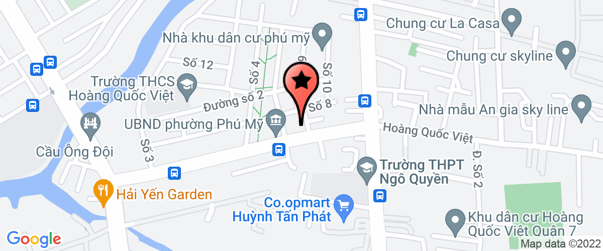Bản đồ đến địa chỉ Công Ty TNHH Đầu Tư Four Square