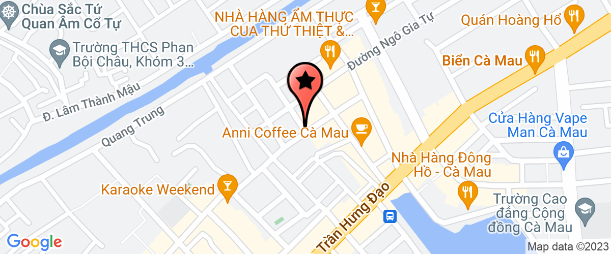 Bản đồ đến địa chỉ Công Ty TNHH Xây Dựng Happyhome Cà Mau