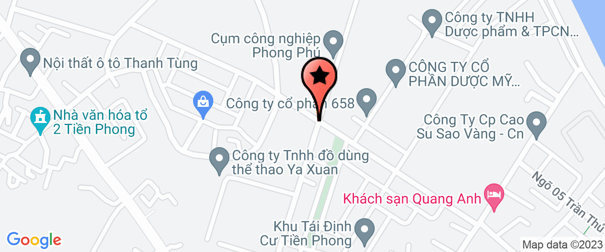 Bản đồ đến địa chỉ Công ty CP XNK thực phẩm Thái Bình