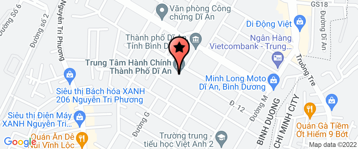 Bản đồ đến địa chỉ Công Ty TNHH Sản Xuất Thương Mại Dịch Vụ Hoa Vạn Cốc