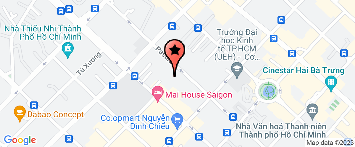 Bản đồ đến địa chỉ VPĐD Comptoirs De L'Indochine Tại TP.Hồ Chí Minh (Pháp)