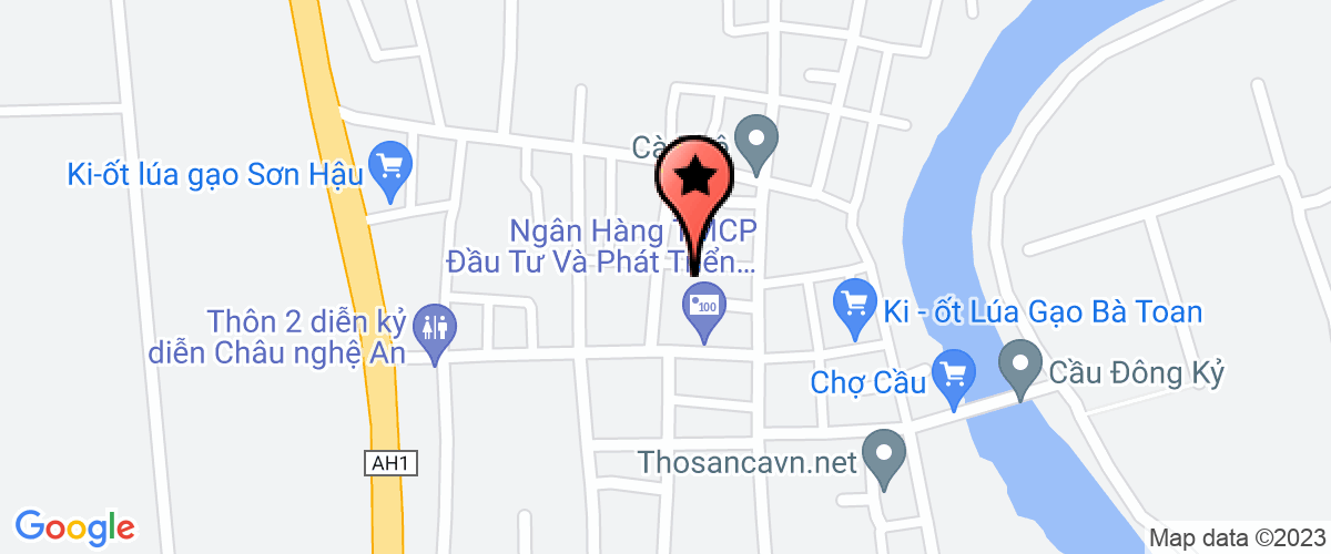 Bản đồ đến địa chỉ Công ty TNHH KD-khai thác-chế biến đá vôi trắng nghệ an-DMC