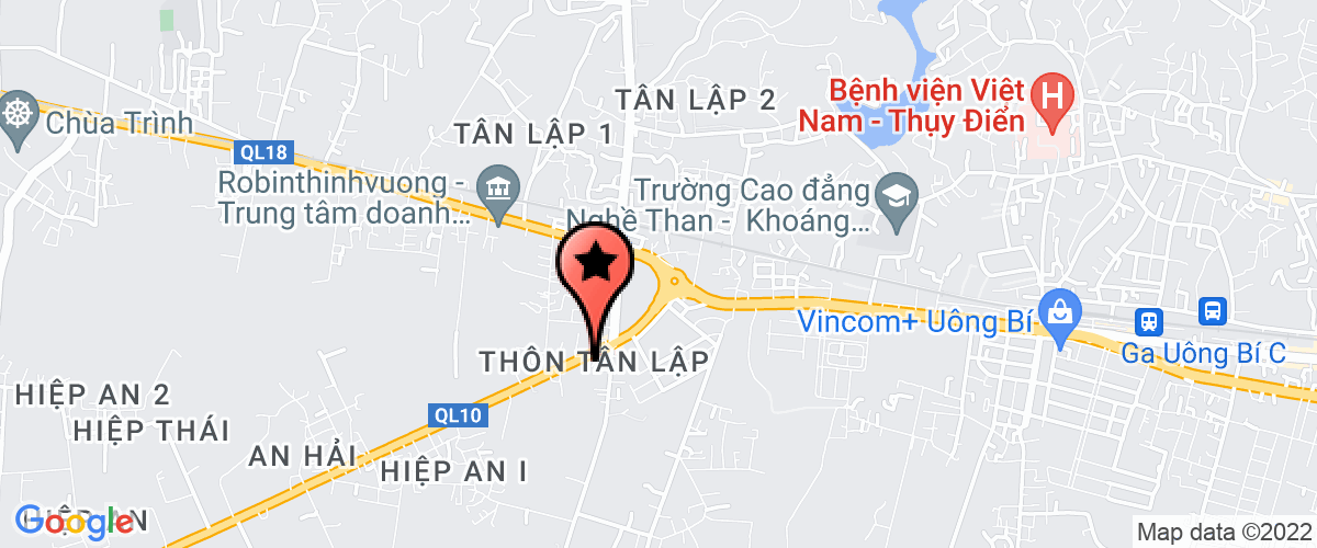 Bản đồ đến địa chỉ Chi Nhánh Tập Đoàn Công Nghiệp Than – Khoáng Sản Việt Nam - Công Ty Than Hồng Thái -Tkv