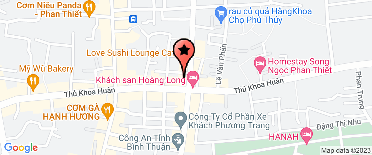 Bản đồ đến địa chỉ Chi Nhánh Công Ty TNHH Thương Mại Và Dịch Vụ Vinpro Tại Bình Thuận