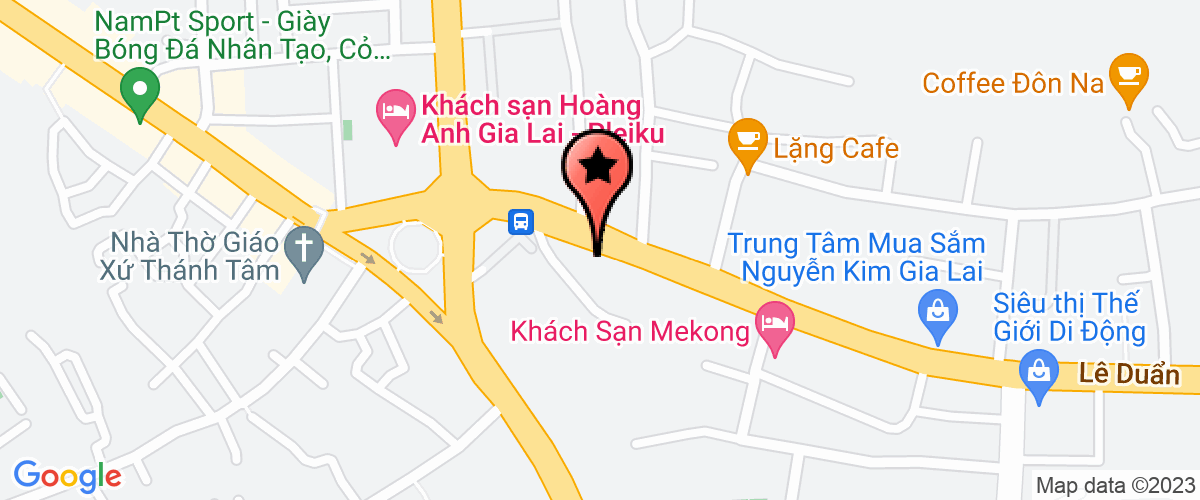 Bản đồ đến địa chỉ Công ty TNHH gạch men Hoàng Gia - Chi nhánh GiaLai