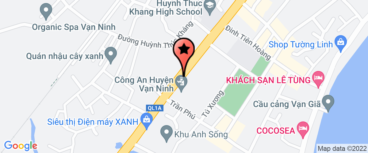 Bản đồ đến địa chỉ Phòng Kinh tế huyện Vạn Ninh