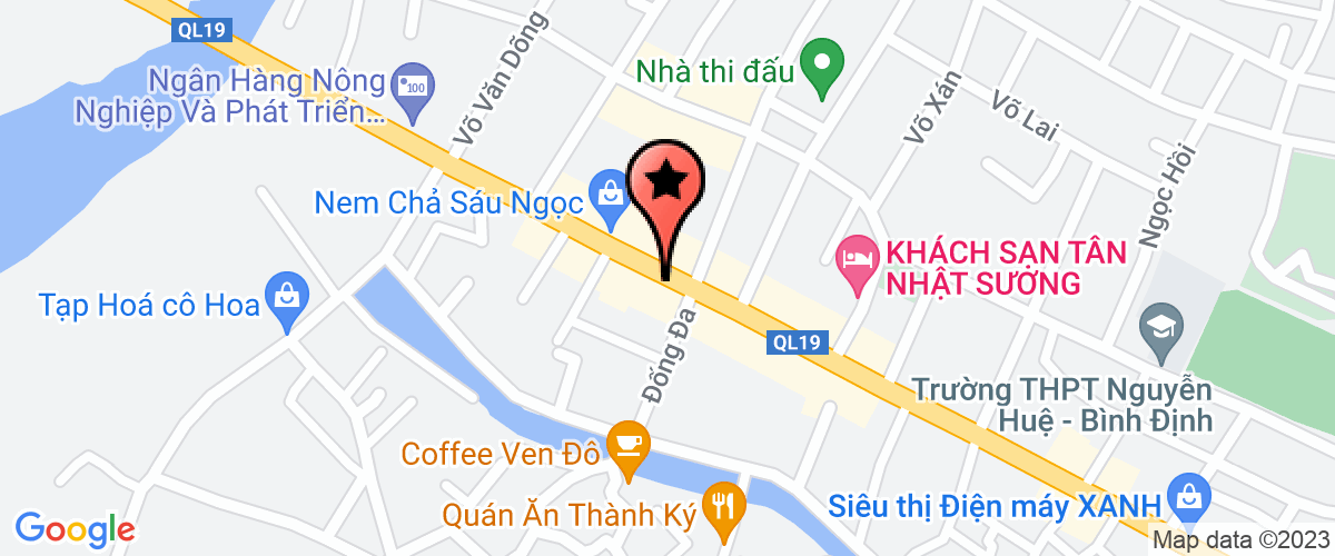 Bản đồ đến địa chỉ Chi cục Thống kê huyện Tây Sơn