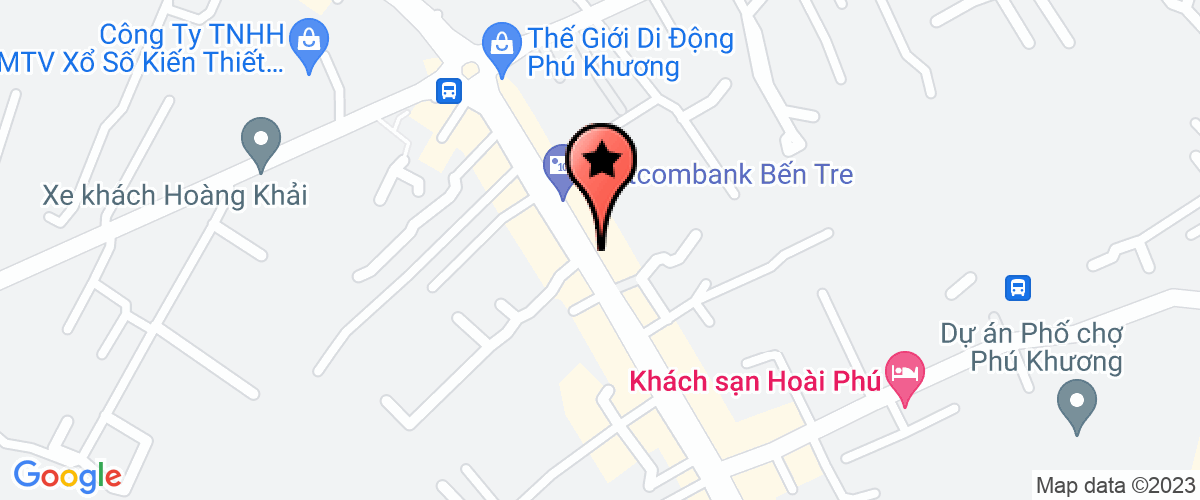 Bản đồ đến địa chỉ Ngân Hàng Thương Mại Cổ Phần Kiên Long - Chi Nhánh Bến Tre