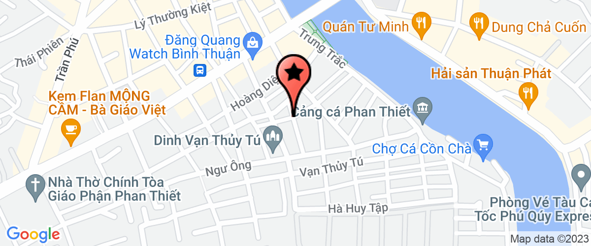 Bản đồ đến địa chỉ Công Ty Trách Nhiệm Hữu Hạn Thương Mại - Xây Dựng Co Tra Co Bình Thuận