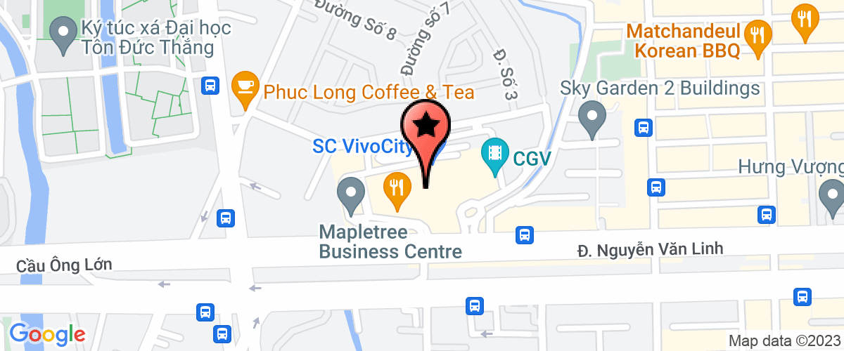Bản đồ đến địa chỉ Chi Nhánh Vivo City - Công Ty TNHH Story I