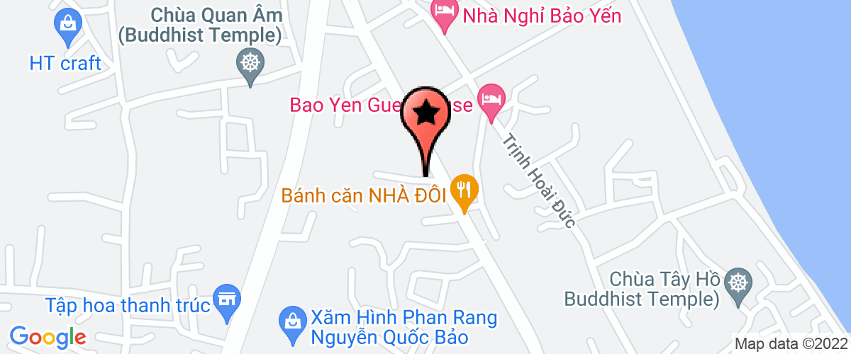 Bản đồ đến địa chỉ Doanh Nghiệp Tư Nhân Nhà Nghỉ Vân Vinh Ninh Thuận