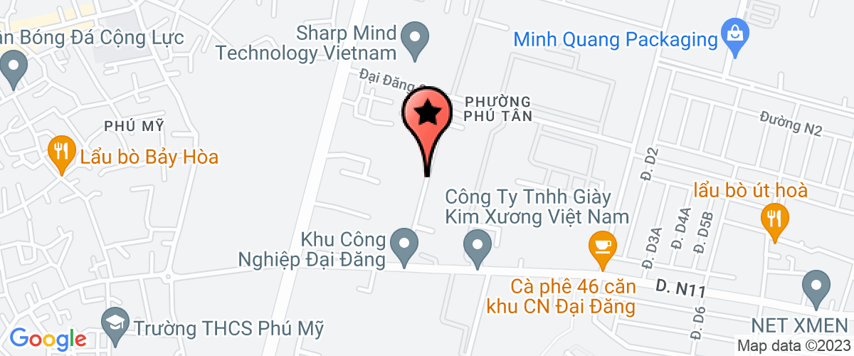 Bản đồ đến địa chỉ Công Ty TNHH Một Thành Viên Thương Mại Dịch Vụ Ming Fung