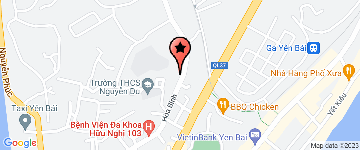 Bản đồ đến địa chỉ Công Ty TNHH Đầu Tư Và Kinh Doanh Bất Động Sản Yên Bái
