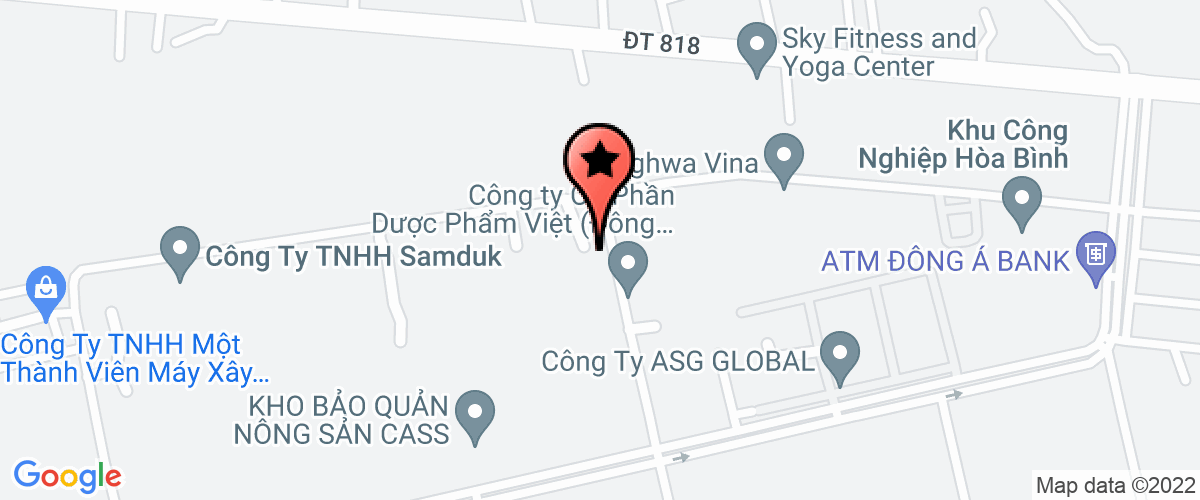 Bản đồ đến địa chỉ Công Ty Cổ Phần Sản Xuất Thực Phẩm Chức Năng Và Đông Dược . Việt