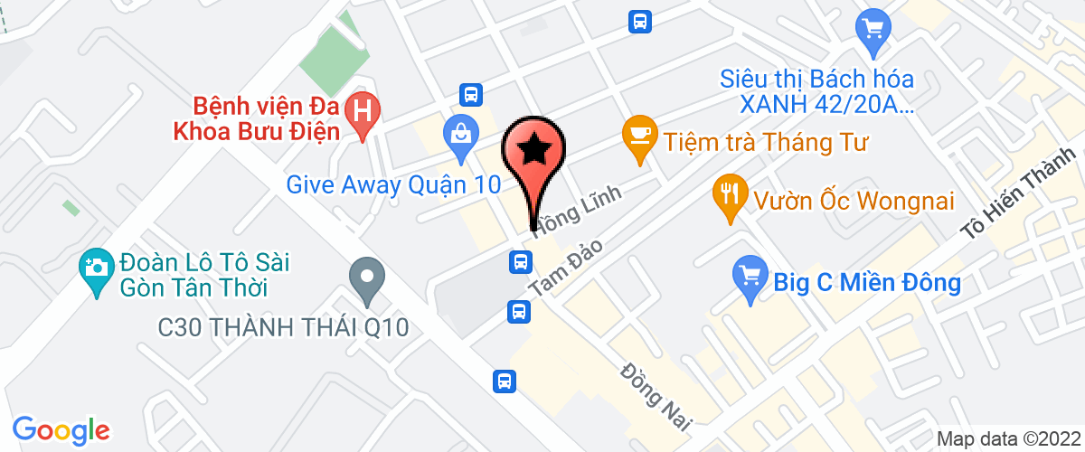 Bản đồ đến địa chỉ Công Ty TNHH Sf Thiên Vân