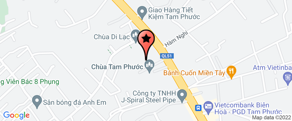Bản đồ đến địa chỉ Chi Nhánh Công ty TNHH Tâm Liên - Trạm Xăng Dầu Thuận Hưng
