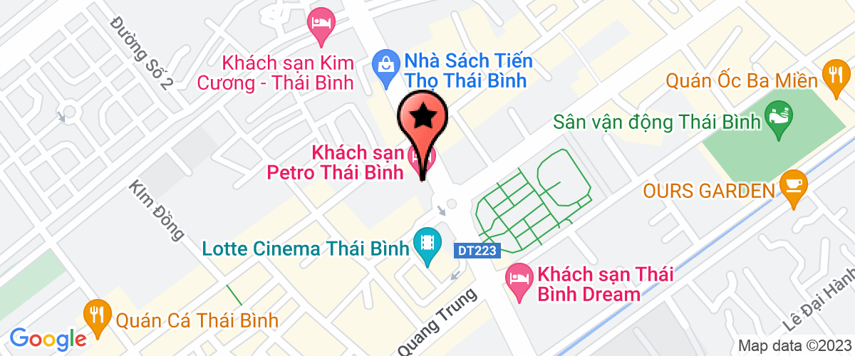 Bản đồ đến địa chỉ Ngân Hàng Thương Mại Cổ Phần Đại Chúng Việt Nam - Chi Nhánh Thái Bình