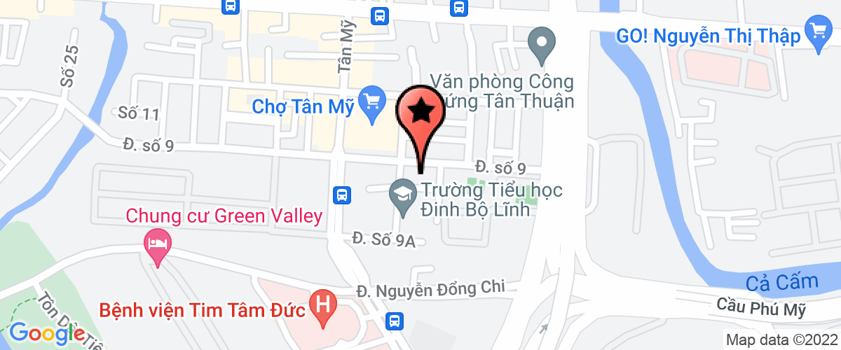Bản đồ đến địa chỉ UBND Phường Tân Phú - Quận 7