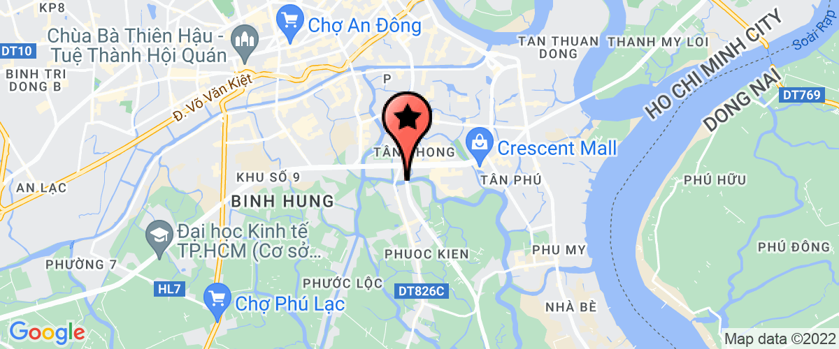 Bản đồ đến địa chỉ Công Ty TNHH Thương Mại Và Dịch Vụ Hoàng Thiên Thu