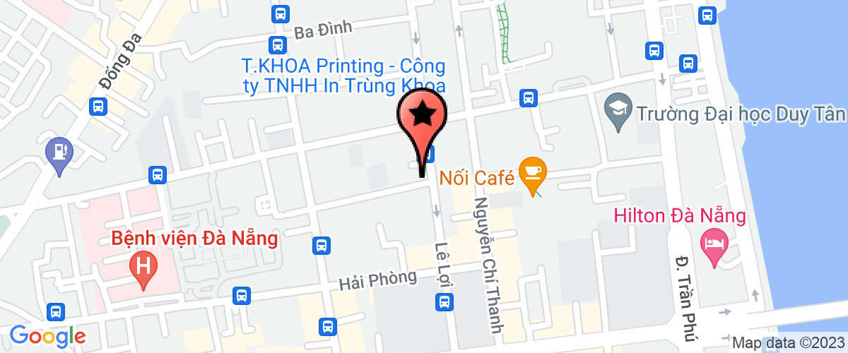 Bản đồ đến địa chỉ Ngân Hàng Thương Mại Cổ Phần Phát Triển Nhà Đồng Bằng Sông Cửu Long - Chi Nhánh Đà Nẵng