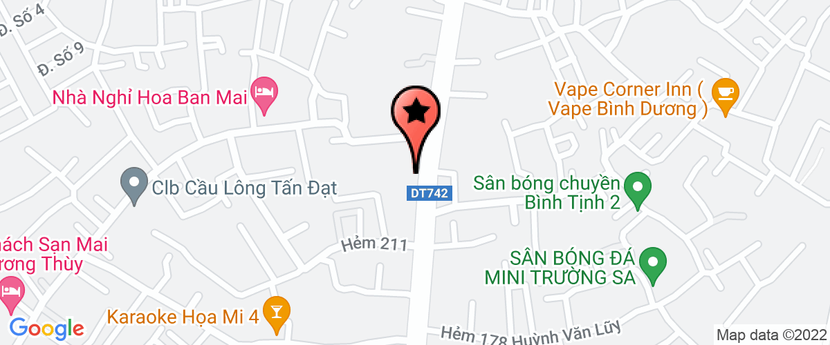 Bản đồ đến địa chỉ Công Ty TNHH Một Thành Viên Thương Mại - Dịch Vụ Bất Động Sản Hoàng Ân