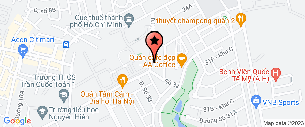 Bản đồ đến địa chỉ Chi Nhánh Tại Thành Phố Hồ Chí Minh - Công Ty Cổ Phần Dệt May Quảng Phú