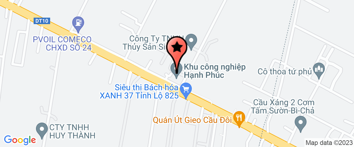 Bản đồ đến địa chỉ Chi Nhánh Long An - Kho Chứa Hàng Công Ty TNHH Hóa Chất Thiên Nhiên Xanh