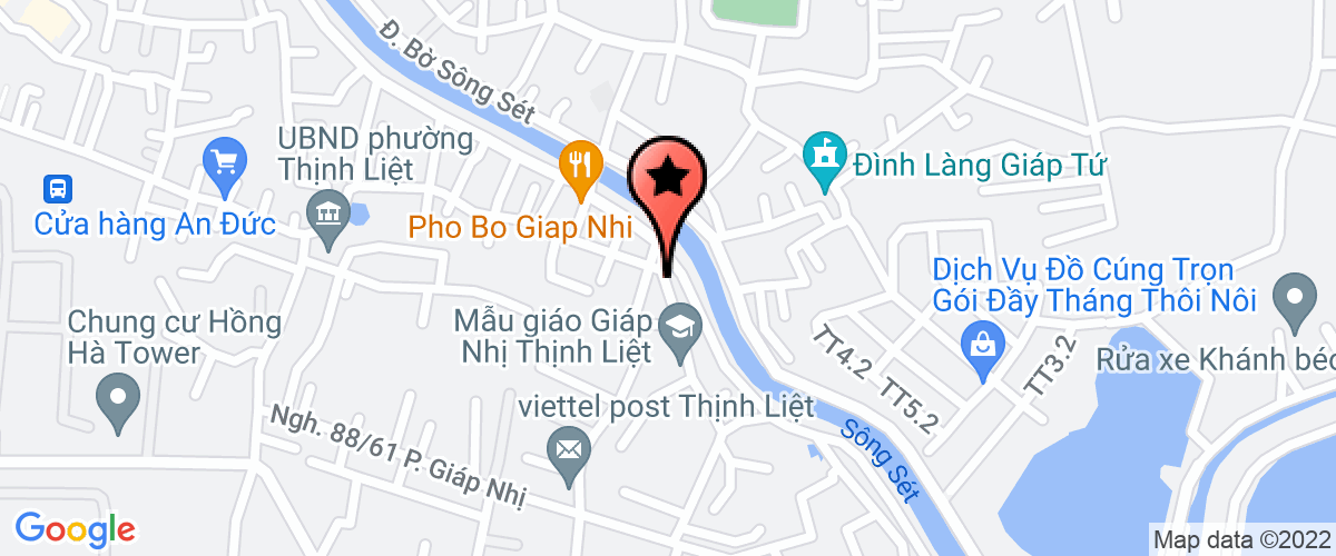 Bản đồ đến địa chỉ Chi Nhánh Công Ty TNHH Kiểm Toán Và Định Giá Thăng Long - T.D.K - Tại Hà Nội